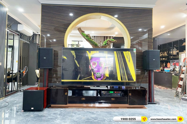Lắp đặt dàn karaoke trị giá gần 50 triệu cho anh Dũng tại Hà Nội (BIK BSP 412II, VM620A, BPR-5600, SW815, BJ-U500) 