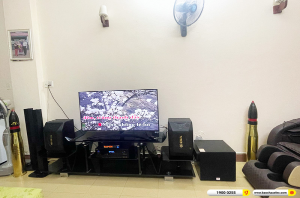 Lắp đặt dàn karaoke trị giá hơn 20 triệu cho cô Lan tại Đà Nẵng (BIK BQ-S63, BIK BJ-A88, BKSound SW312B, BJ-U100) 