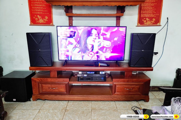 Lắp đặt dàn karaoke trị giá hơn 30 triệu cho anh Hùng tại Thanh Hóa (Alto AT2000II, VM620A, DSP-9000 Plus, SW612B, BJ-U500)