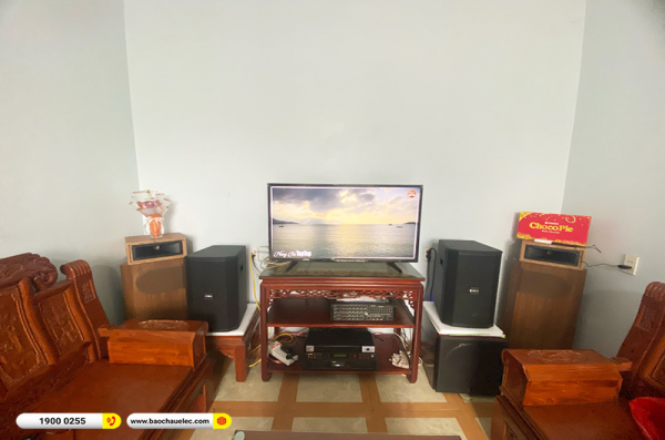 Lắp đặt dàn karaoke trị giá hơn 30 triệu cho anh Long tại Nam Định (BIK BSP 410II, BPA-4200, BPR-5600, BJ-U500) 