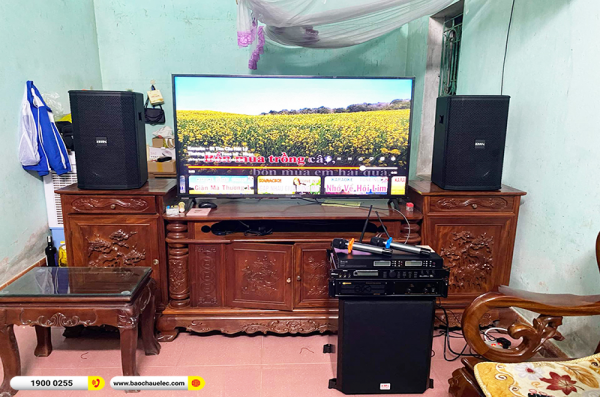 Lắp đặt dàn karaoke trị giá hơn 30 triệu cho anh Luân tại Nam Định (BIK BSP 410II, VM420A, X5 Plus, SW612B, U900 Plus Ver 2)