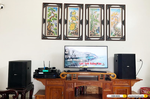 Lắp đặt dàn karaoke trị giá hơn 30 triệu cho anh Thuyết tại Hưng Yên (BIK BSP 412II, VM620A, X5 Plus, SM1000 Smart)