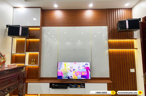 Lắp đặt dàn karaoke trị giá hơn 30 triệu cho anh Triển tại Bắc Giang (JBL KI512, VM620A, X5 Plus, BCE UGX12)