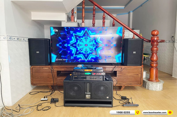 Lắp đặt dàn karaoke trị giá hơn 40 triệu cho anh Đức Anh tại Bình Dương (BIK BSP 412II, VM630A, BPR-5600, BJ-W66 Plus, UGX12 Plus)