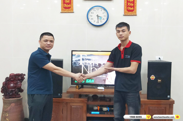 Lắp đặt dàn karaoke trị giá hơn 40 triệu cho anh Tuyên tại Hà Nội (BMB CSS 1210SE, VM620A, BPR-8500, BIK BJ-U550)