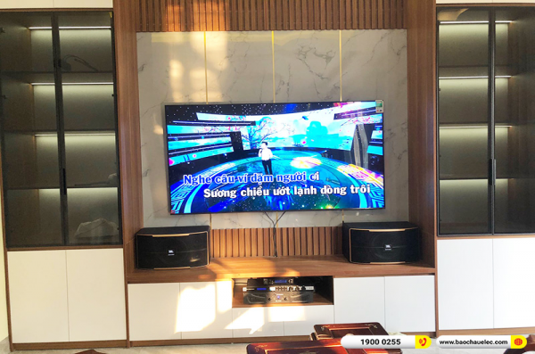 Lắp đặt dàn karaoke trị giá hơn 50 triệu cho anh Đức tại Hà Nội (JBL Pasion 10, Crown Xli2500, KX180A, JBL A100P, JBL VM200) 