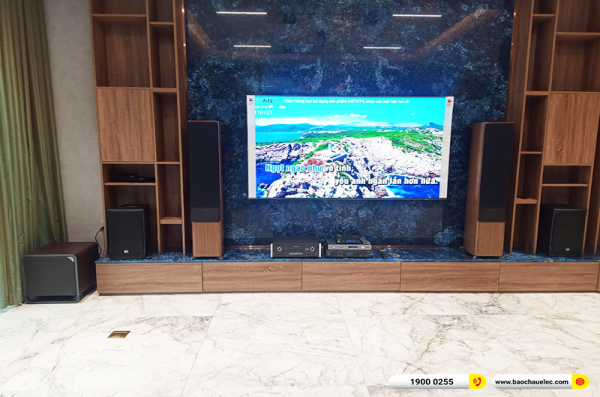 Lắp đặt dàn karaoke trị giá hơn 70 triệu cho anh Cường tại Hà Nội (RCF EMAX 3110 MK2, JBL Beyond 3, HTS12, K-Plus 4T, JBL VM300)