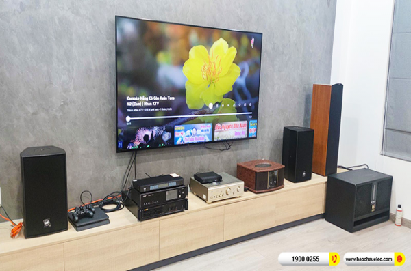 Lắp đặt dàn karaoke trị giá hơn 90 triệu cho chị Hoan tại TPHCM (RCF C3110-126, VM830A, K9900II Luxury, BJ-W66 Plus, BCE VIP3000) 