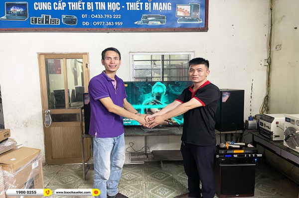 Lắp đặt dàn karaoke trị giá khoảng 60 triệu cho anh Dương tại Hà Nội (JBL MTS12, VM820A, KX180A, JBL A120P, BCE VIP3000)