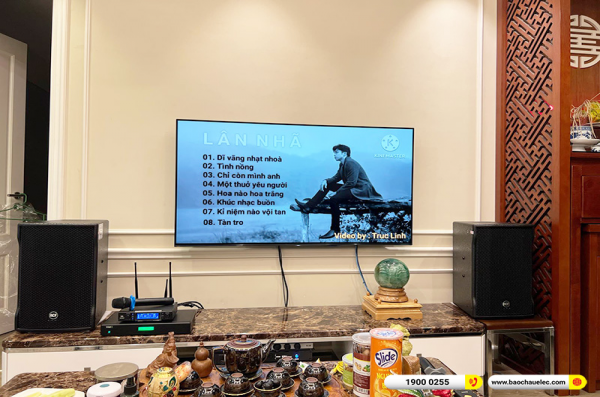 Lắp đặt dàn karaoke trị giá gần 100 triệu cho chị Hằng tại Hà Nội (RCF CMAX 4110, IPS 2700, KX180A, JBL VM300, 4K Plus 4TB, BKSound M8) 
