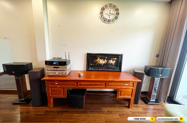 Lắp đặt dàn karaoke trị giá gần 30 triệu cho anh Thành tại TPHCM (JBL CV1852T, BKSound DKA 5500, JBL A100P)