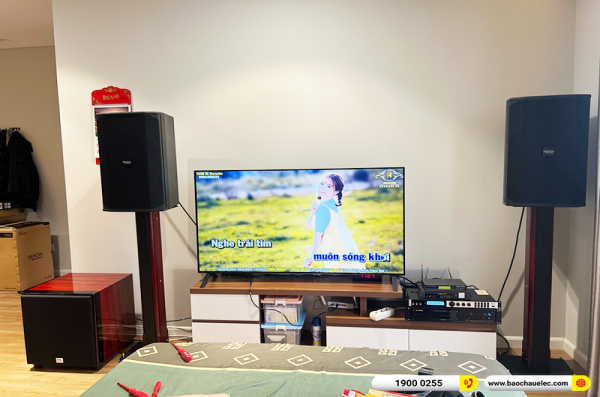 Lắp đặt dàn karaoke trị giá gần 60 triệu cho chú Vỹ tại Hà Nội (Denon DN712, VM620A, X6 Luxury, BKSound SW815)