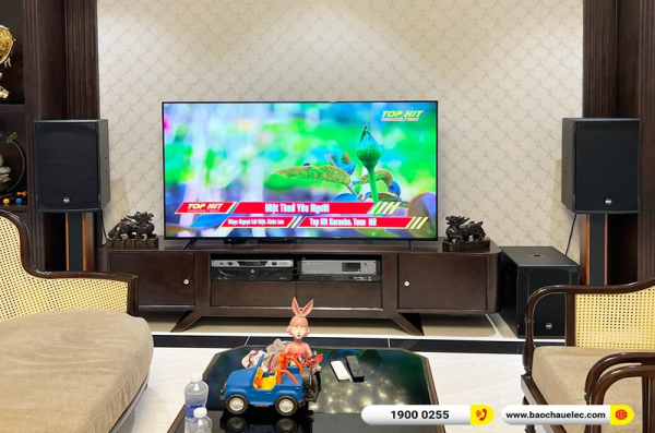 Lắp đặt dàn karaoke trị giá hơn 100 triệu cho chú Hoàng tại TPHCM (RCF EMAX 3112 MK2, IPS 2700, K9900II Luxury, 702ASII, BKSound M8) 