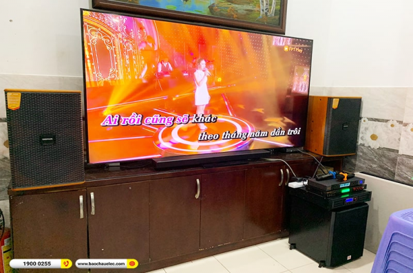 Lắp đặt dàn karaoke trị giá hơn 40 triệu cho chị Ngân tại TPHCM (Domus DK612, BPA-6200, BPR-8500, SW612, BJ-U500) 