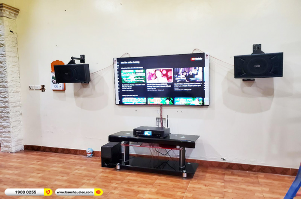 Lắp đặt dàn karaoke trị giá khoảng 14 triệu cho anh Bình tại Hà Nội (Denon DP-C10, BKSound DKA 5500) 