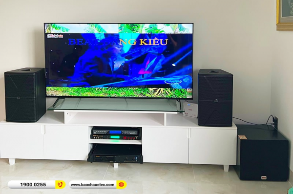 Lắp đặt dàn karaoke trị giá khoảng 30 triệu cho chú Vũ tại TPHCM (Alto AT1000II, VM620A, BPR-5600, SW312, U900 Plus X) 