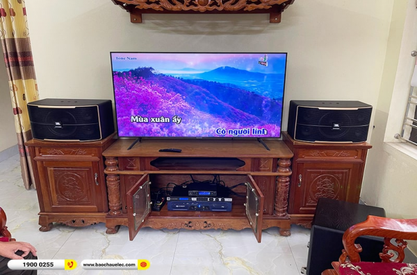 Lắp đặt dàn karaoke trị giá khoảng 50 triệu cho anh Thắng tại Hải Phòng (JBL Pasion 10, Crown T5, KX180A, BKSound SW512, JBL VM200)
