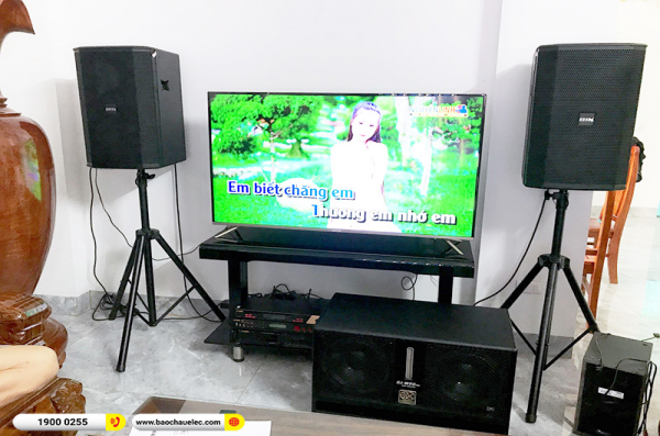 Lắp đặt dàn karaoke trị giá khoảng 50 triệu cho anh Tùng tại Thái Bình (BIK BSP 412II, VM630A, BPR-8500, BJ-W66 Plus, BJ-U600)