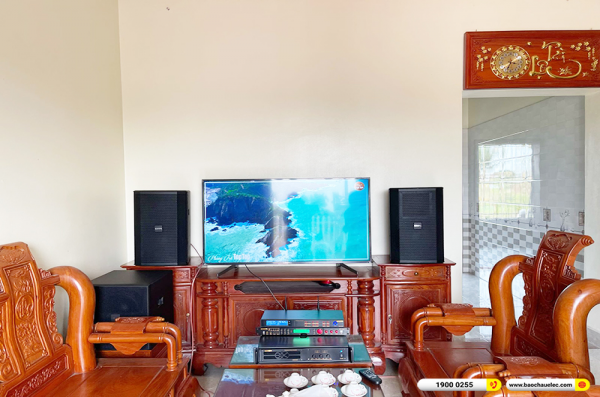 Lắp đặt dàn karaoke trị giá khoảng 50 triệu cho chú Kích tại Hải Phòng (BIK BSP 412II, VM630A, BPR-5600, BJ-W35A, BJ-U550) 