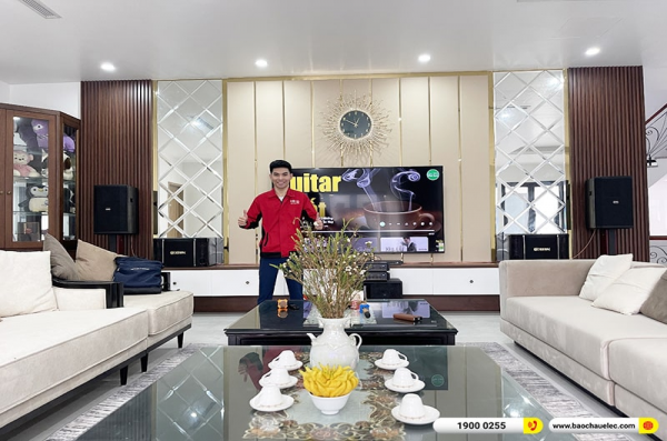Lắp đặt dàn karaoke trị giá khoảng 70 triệu cho anh Thắng tại Hà Nội (BIK BSP 412II, BIK S968, VM640A, VM420A, BJ-W66 Plus, BPR-8500, U600)