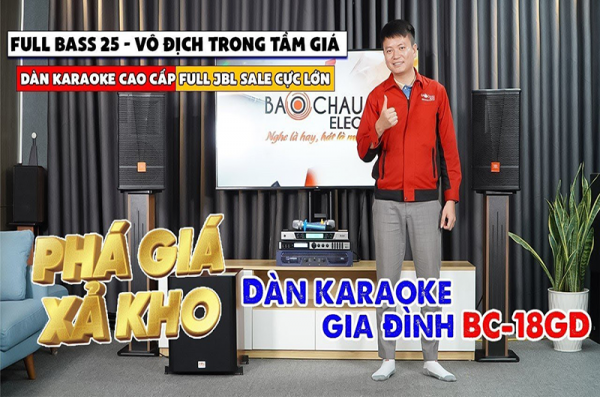 Phá giá xả kho - Dàn karaoke cao cấp full JBL Âm Thanh Đẳng Cấp