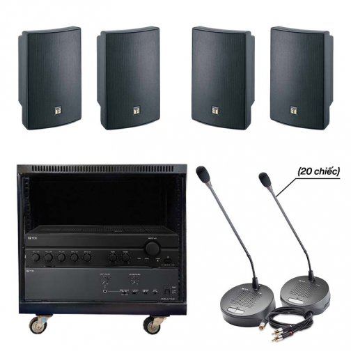 Hệ thống âm thanh hội thảo TOA (TOA BS-1030B, TOA TS-680, TOA TS-681, TOA TS-682, A-2120DT, NUOXUN