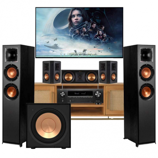 Dàn âm thanh xem phim 5.1 BC-08 (Klipsch R620F+ RP500C+ RP402S+ Klipsch R101SW+ Denon AVR-X1700H)