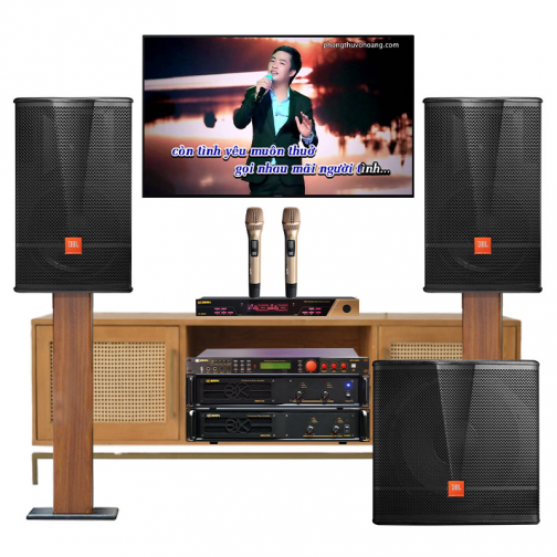 Dàn karaoke JBL cao cấp 24 (JBL CV1270, JBL CV18S, BIK VM620A, BIK VM820A, BIK BPR 5600, BIK BJ U600)