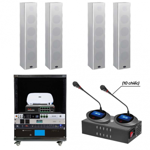 Hệ thống âm thanh hội nghị không dây 01