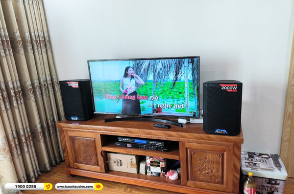 Lắp đặt dàn karaoke trị giá gần 20 triệu cho chị Ngà tại Hà Nội (Alto TS408, BKSound DSP-9000 Plus, U900 Plus X)