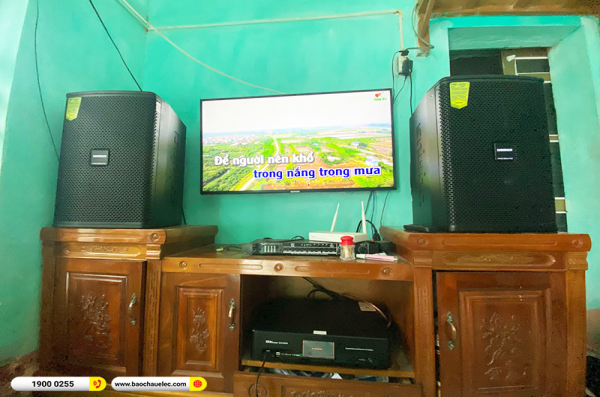 Lắp đặt dàn karaoke trị giá hơn 20 triệu cho anh Tuân tại Nam Định (Domus DP6120 Max, BKSound DKA 8500)