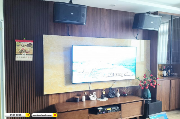 Lắp đặt dàn karaoke trị giá hơn 20 triệu cho chị Thanh tại Hà Nội (JBL RM210, BKSound DSP-9000 Plus, SW512, BBS W500) 