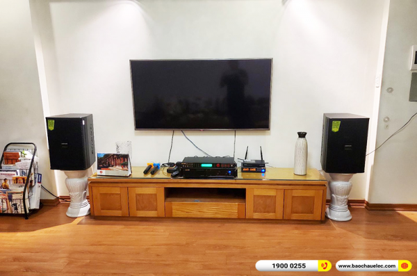 Lắp đặt dàn karaoke trị giá hơn 20 triệu cho cô Thủy tại Hà Nội (Domus DP6100 Max, VM420A, BPR-5600, BJ-U100) 