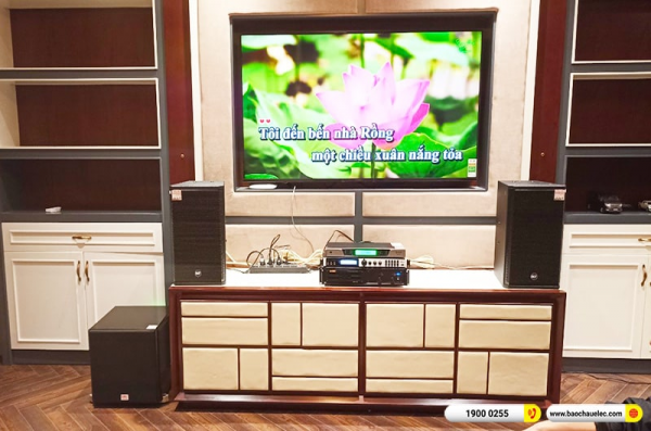 Lắp đặt dàn karaoke trị giá hơn 40 triệu cho anh Dũng tại Hải Dương (RCF X-MAX 10, VM420A, X6 Luxury, SW512, BCE UGX12)