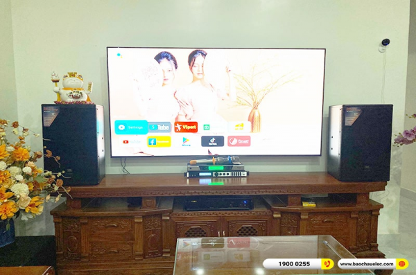 Lắp đặt dàn karaoke trị giá hơn 50 triệu cho anh Tình tại Hải Phòng (JBL MTS12, VM620A, X6 Luxury, Pasion 12SP, BCE UGX12)