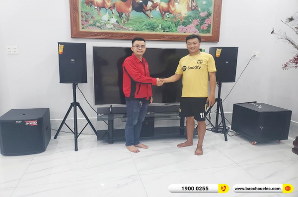 Lắp đặt dàn karaoke trị giá hơn 70 triệu cho anh Nam tại Bạc Liêu (JBL XS12, Denon DA-2600, BPR-5600, TS315S, BBS S290D)