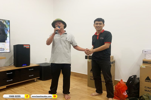 Lắp đặt dàn karaoke trị giá hơn 70 triệu cho anh Sơn tại Lâm Đồng (Alto TS412, KX180A, TS312S, VM300, 4K Plus 4TB, Màn 21.5 inch,…) 