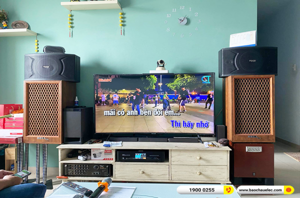 Lắp đặt dàn karaoke trị giá khoảng 15 triệu cho anh Huy tại TPHCM (Denon DP-C10, BKSound DKA 6500) 