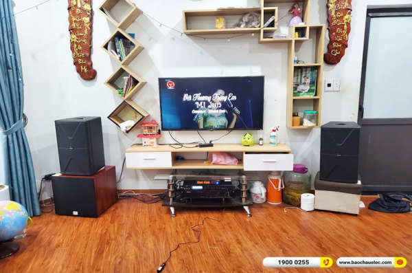 Lắp đặt dàn karaoke trị giá khoảng 30 triệu cho anh Dũng tại Hà Nội (Alto AT1000II, VM420A, X5 Plus, SW312, BJ-U100)