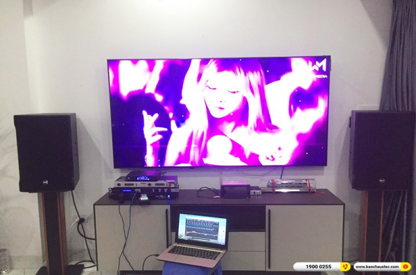 Lắp đặt dàn karaoke trị giá khoảng 90 triệu cho anh Lâm tại Hà Nội (RCF CMAX 4112, IPS 2700, KX180A, JBL VM300, BKSound M8) 