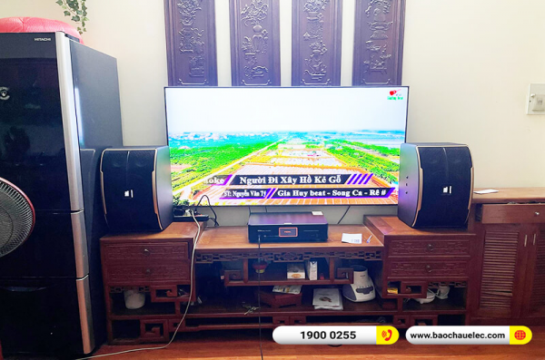Lắp đặt dàn karaoke trị giá gần 25 triệu cho chú Ánh tại Hà Nội (JBL Pasion 10, BKSound DKA 6500)