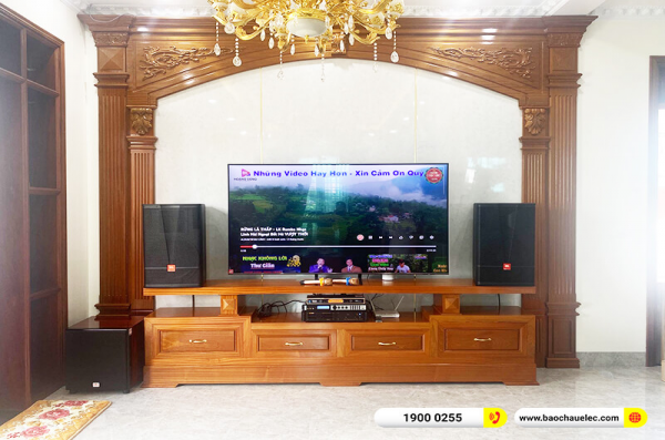 Lắp đặt dàn karaoke trị giá gần 60 triệu cho anh Cương tại Hải Dương (JBL CV1570, BIK VM 820A, Bksound X6 Luxury, SW815, BCE UGX12 Gold)