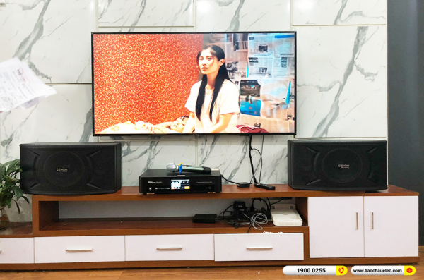 Lắp đặt dàn karaoke trị giá khoảng 15 triệu cho anh Tuân tại Hà Nội (Denon DP-C10, BKSound DKA 5500) 
