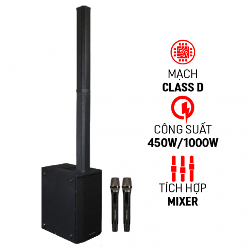 Loa Boston Acoustics L10 Pro (450W, Kèm 2 Micro, Pin 8H, Class D)