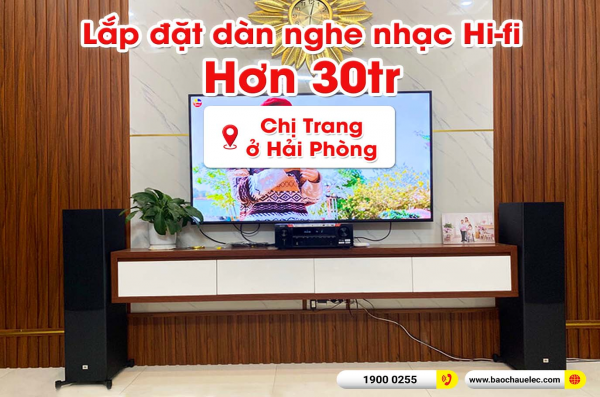 Lắp đặt dàn karaoke trị giá hơn 20 triệu cho chị Trang tại Hải Phòng (JBL RM210, BKSound DSP-9000 Plus, BIK BJ-U100)