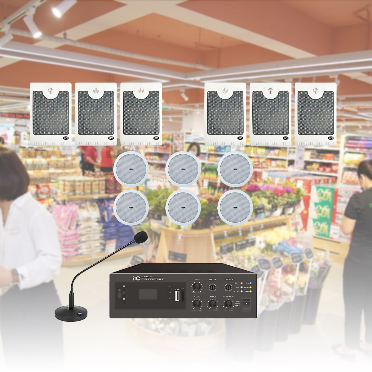 Combo &Acirc;m thanh Si&ecirc;u Thị mini