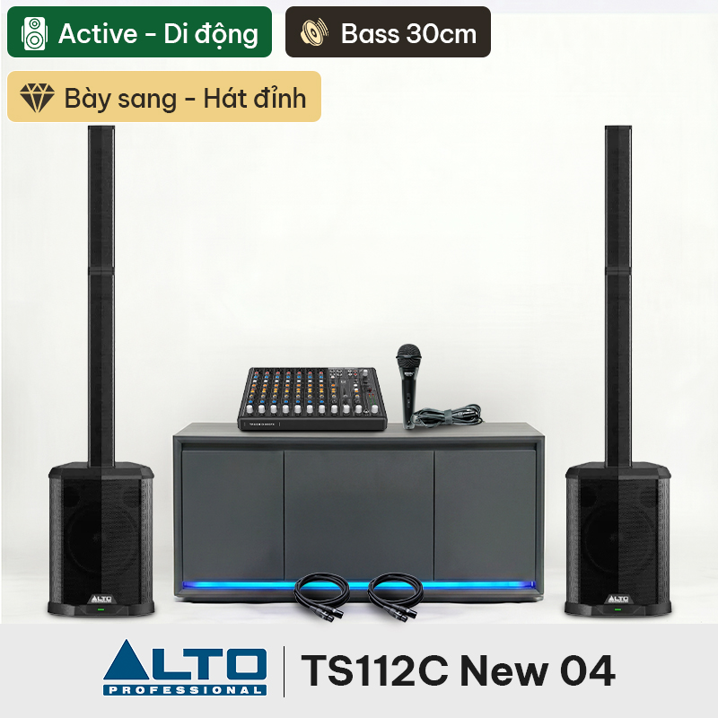 Combo loa cột Alto TS112C New 04
