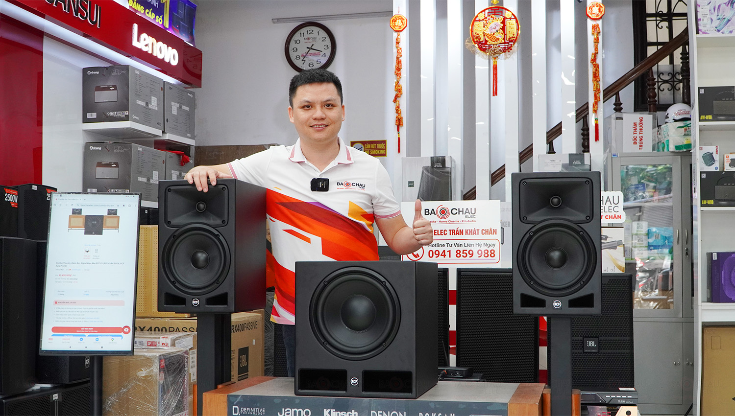 Combo Thu Âm, Kiểm Âm, Nghe Nhạc Nền RCF 03