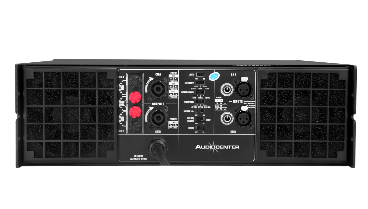 Cục đẩy 2 kênh Audiocenter PRO18.0