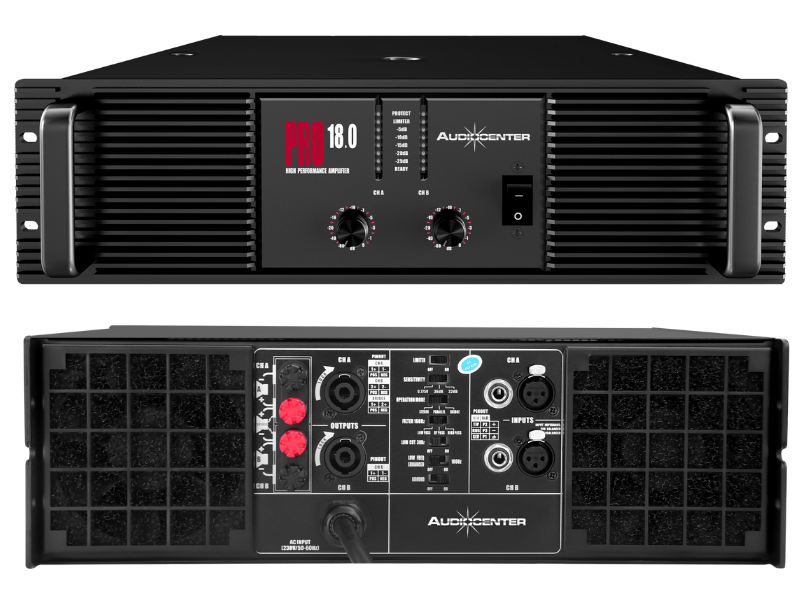 Cục đẩy 2 k&ecirc;nh Audiocenter PRO18.0